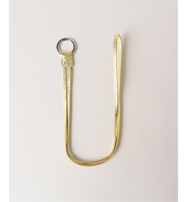 「【blancle/ ブランクレ】M.LETHER STRAP」|その他|ゴールド