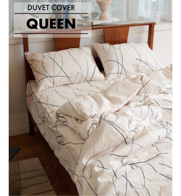 journal standard Furniture「WEATHER LINES DUVET COVER Q　掛け布団カバー クィーン」|その他|ナチュラル