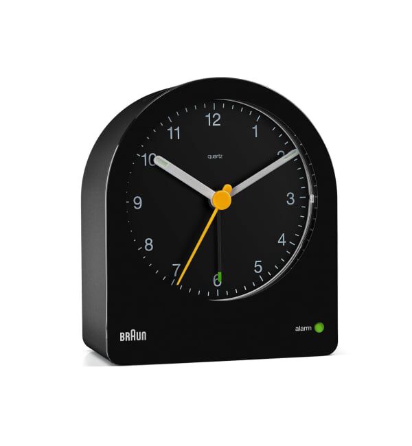 HIROB「BRAUN ALARM CLOCK BLACK BC22B」|クロック・置時計|