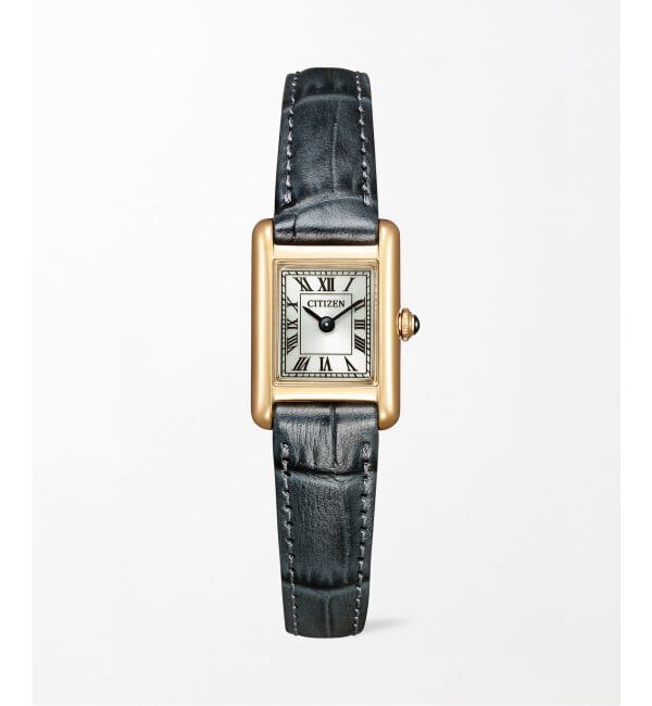 HIROB「CITIZEN Kii Classic Square Kii EG2799-18W Warm gold」|腕時計|ゴールド A