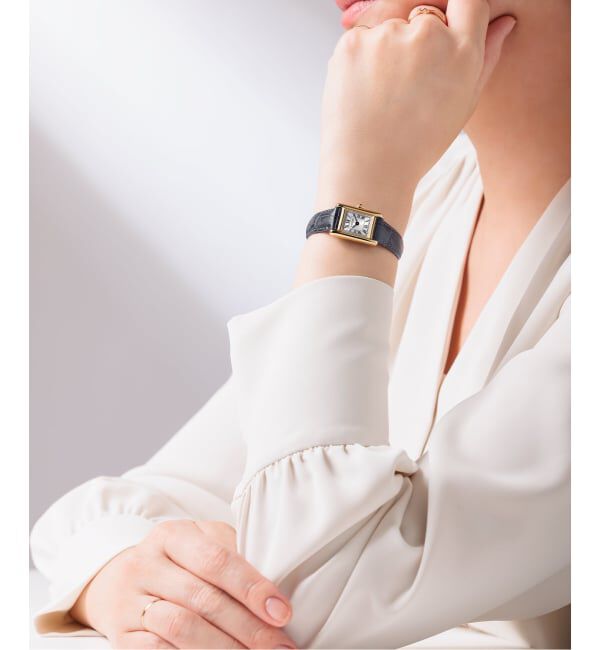 HIROB「CITIZEN Kii Classic Square Kii EG2799-18W Warm gold」|腕時計|