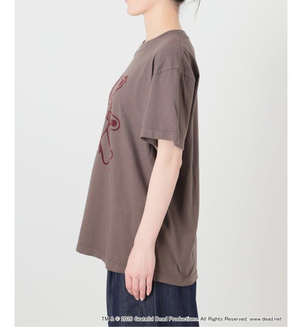 JOINT WORKS「GOOD ROCK SPEED / グッドロックスピード  DANCING BEAR FLOCKED PRINT T-SHIRT」|Tシャツ・カットソー|