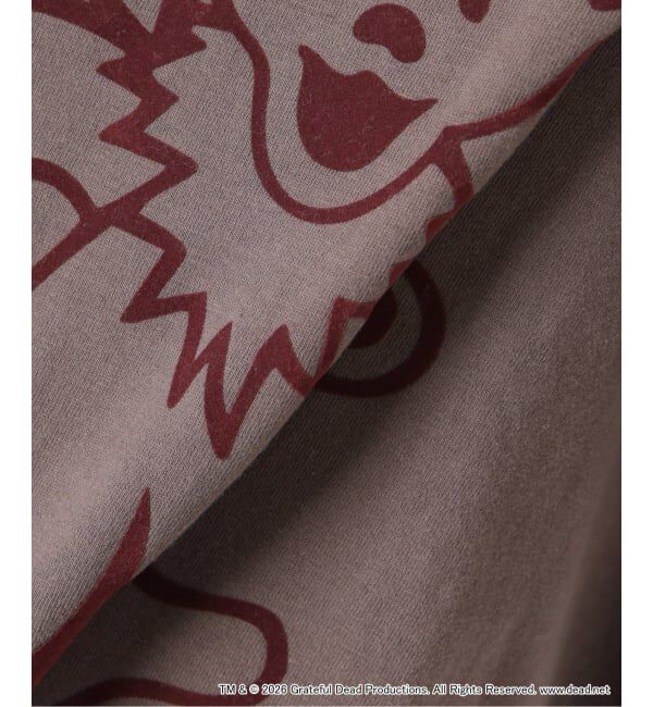 JOINT WORKS「GOOD ROCK SPEED / グッドロックスピード  DANCING BEAR FLOCKED PRINT T-SHIRT」|Tシャツ・カットソー|