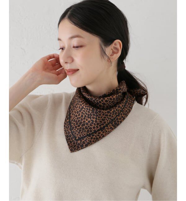 Plage「LESCARF / レスカーフ 50X50 LEO スカーフ」|バンダナ・スカーフ|
