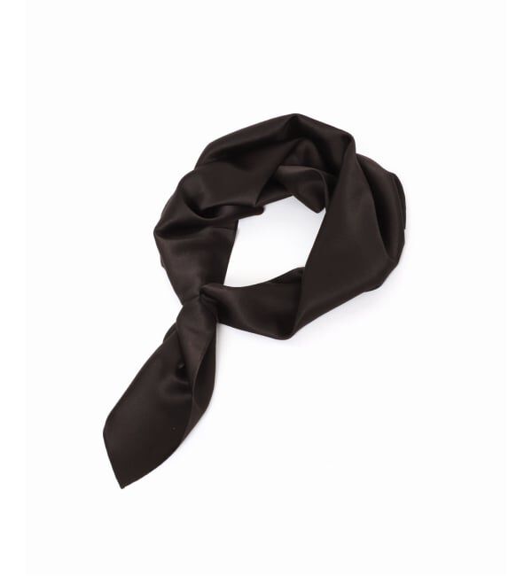 Plage「《一部カラー新宿店・WEB限定》MY_silk satin スカーフ」|バンダナ・スカーフ|