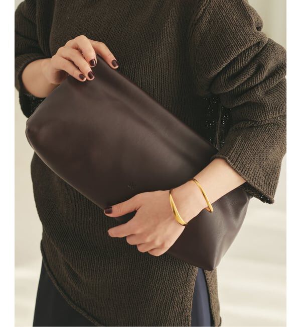 Plage「&MyuQ / アンドミューク 別注 CLUTCH バッグ」|クラッチバッグ|ブラウン B