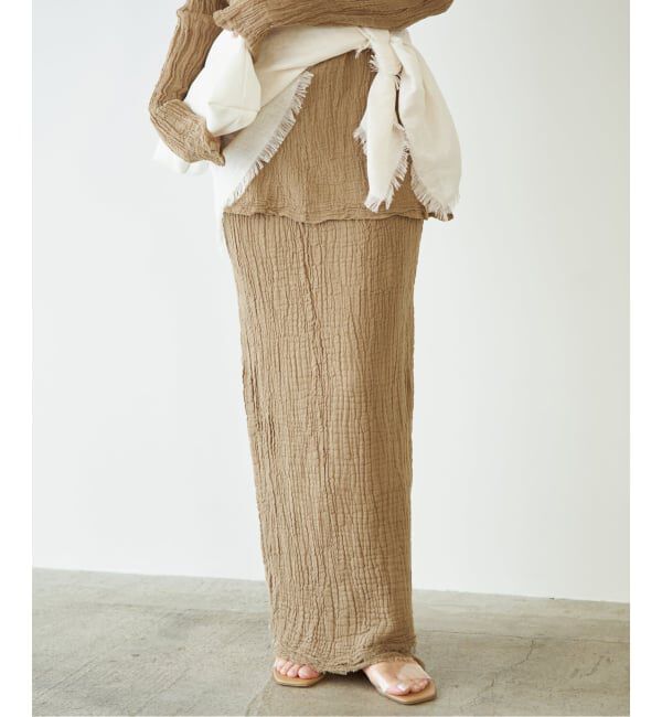 Plage「《予約》LES ATELIERS FRANCAIS DE CONFECTION 別注 I LINE スカート」|スカート|