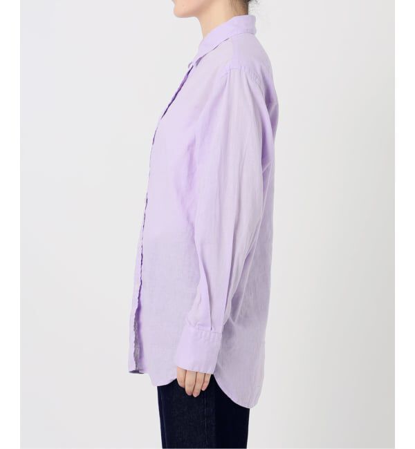 SLOBE IENA「リネンコットンレギュラーシャツ」|シャツ・ブラウス|