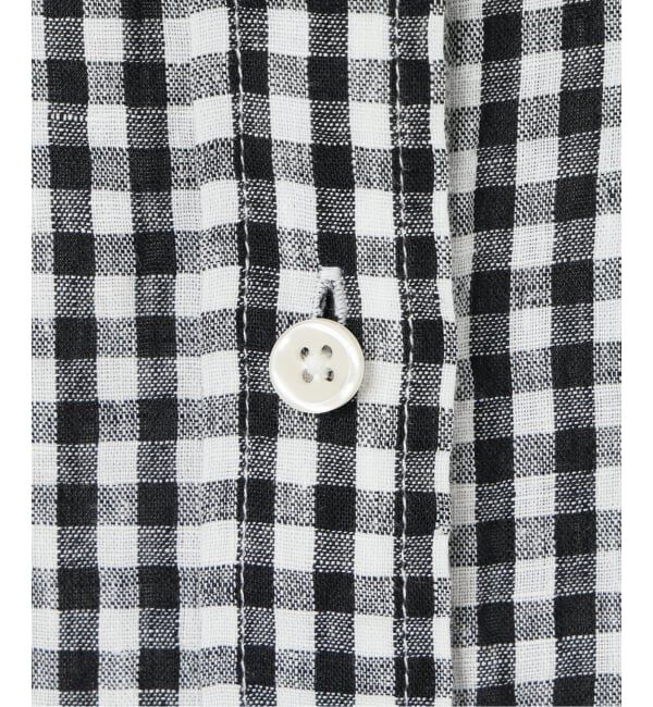 SLOBE IENA「リネンコットンレギュラーシャツ」|シャツ・ブラウス|