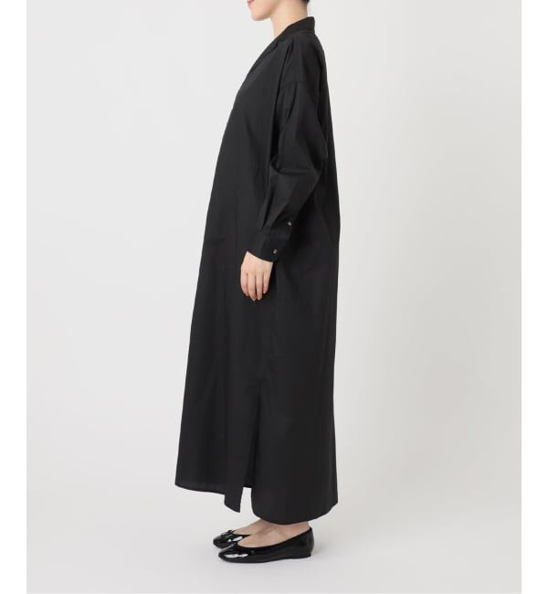 IENA「《WEB限定/追加》ハイカウントツイルシャツワンピース」|ワンピース|