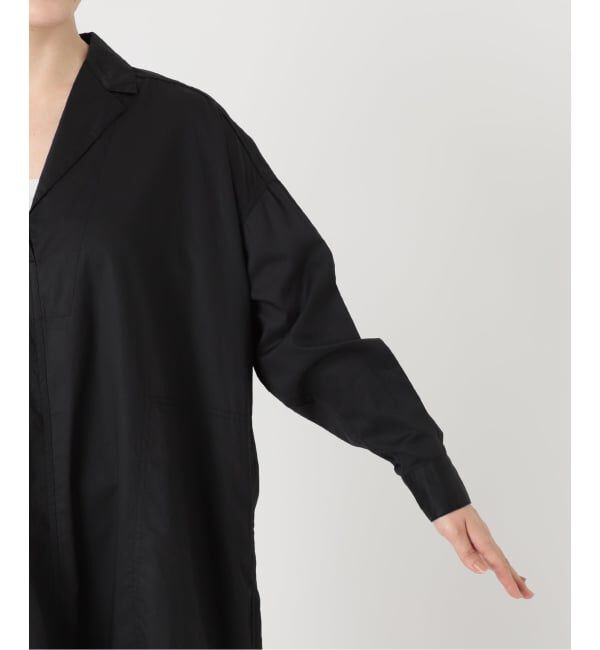 IENA「《WEB限定/追加》ハイカウントツイルシャツワンピース」|ワンピース|