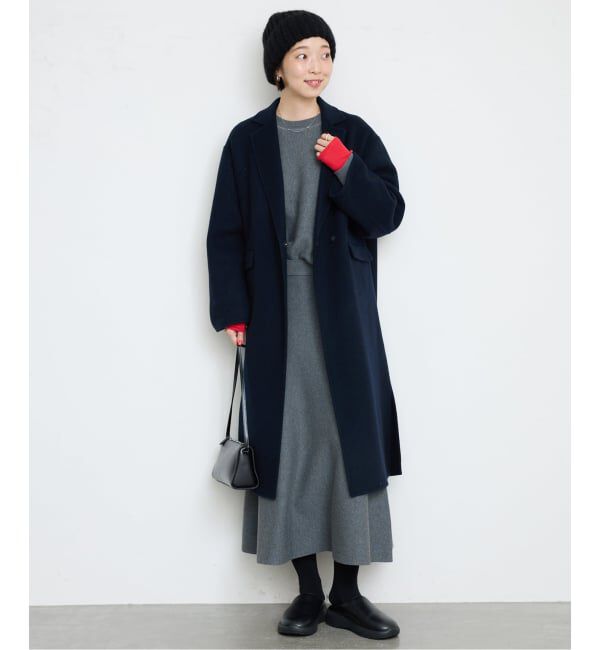 SLOBE IENA「《追加》souple woolダブルフェイスチェスターコート」|チェスターコート|