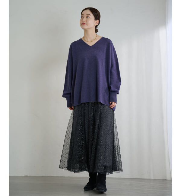 IENA「ドットラメチュールスカート」|スカート|