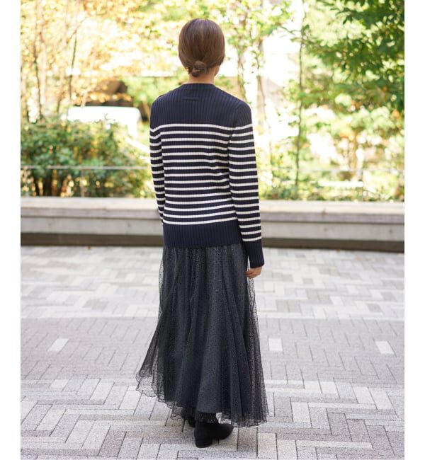 IENA「ドットラメチュールスカート」|スカート|