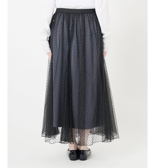IENA「ドットラメチュールスカート」|スカート|