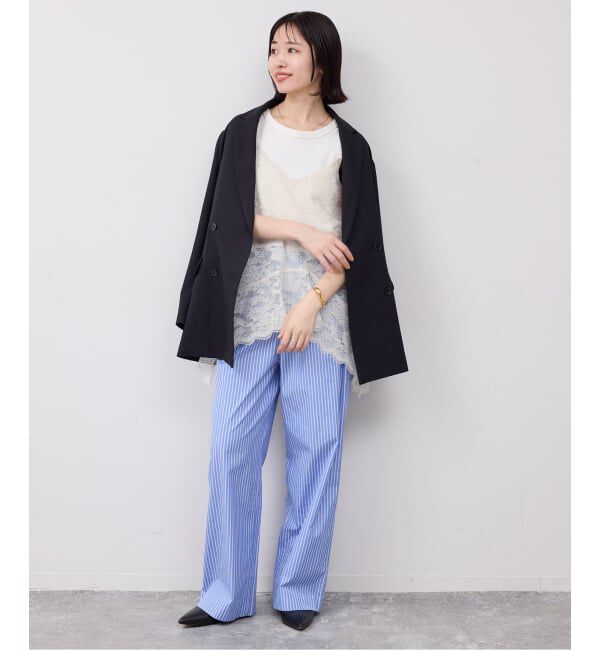 SLOBE IENA「レースペプラムキャミソール」|キャミソール|