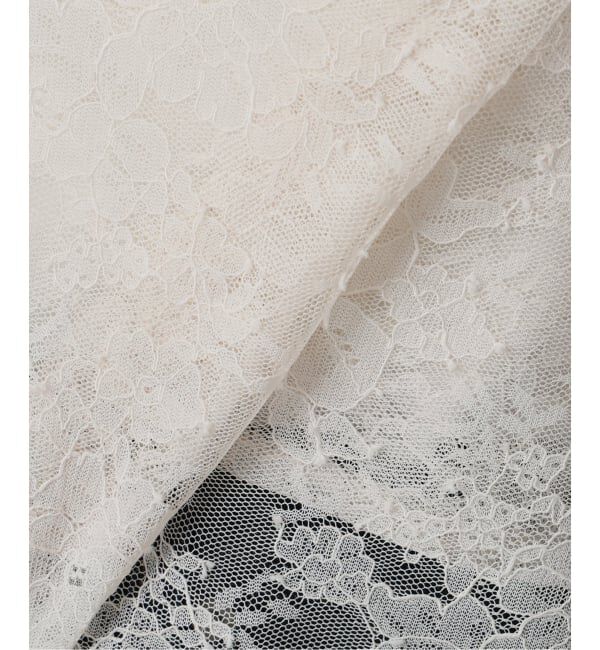 SLOBE IENA「レースペプラムキャミソール」|キャミソール|