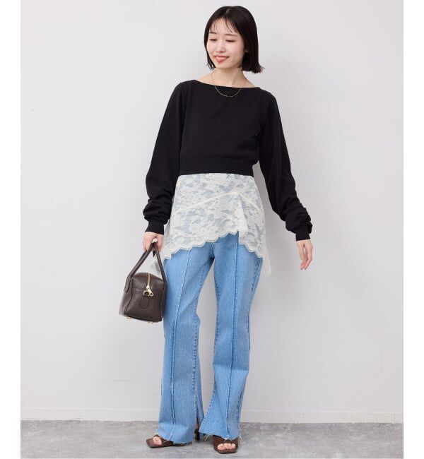 SLOBE IENA「レースペプラムキャミソール」|キャミソール|