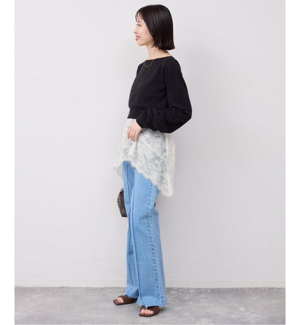 SLOBE IENA「レースペプラムキャミソール」|キャミソール|