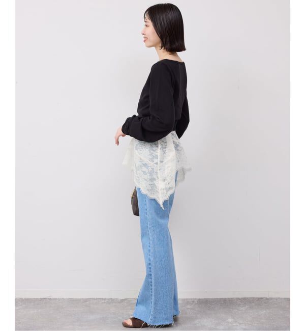 SLOBE IENA「レースペプラムキャミソール」|キャミソール|