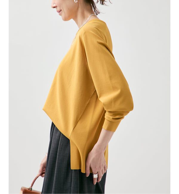 VERMEIL par iena「サドルネックロングスリーブプルオーバー」|ニット・セーター|