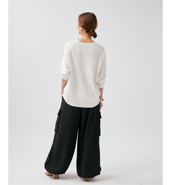 VERMEIL par iena「サドルネックロングスリーブプルオーバー」|ニット・セーター|