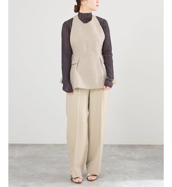 IENA「ウォッシャブル シアーリブタートル」|ニット・セーター|