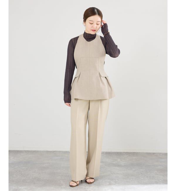 IENA「ウォッシャブル シアーリブタートル」|ニット・セーター|