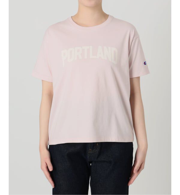 SLOBE IENA「Champion/チャンピオン SLOBE別注 ロゴTシャツ」|Tシャツ・カットソー|