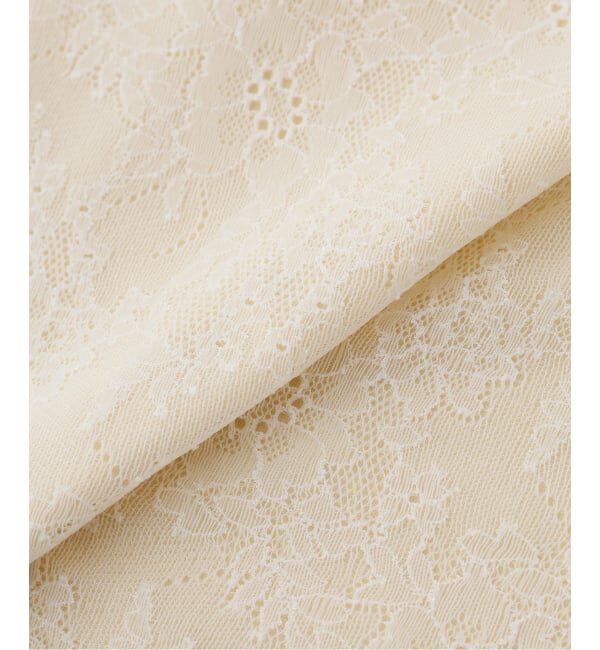 SLOBE IENA「パット付きレースドッキングタンクトップ」|タンクトップ|