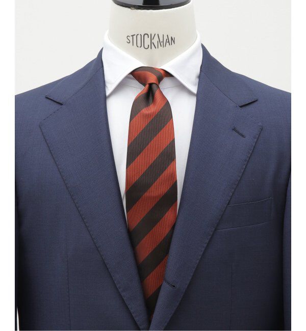 EDIFICE「AX レジメンタルタイ」|ネクタイ・蝶ネクタイ|オレンジ A