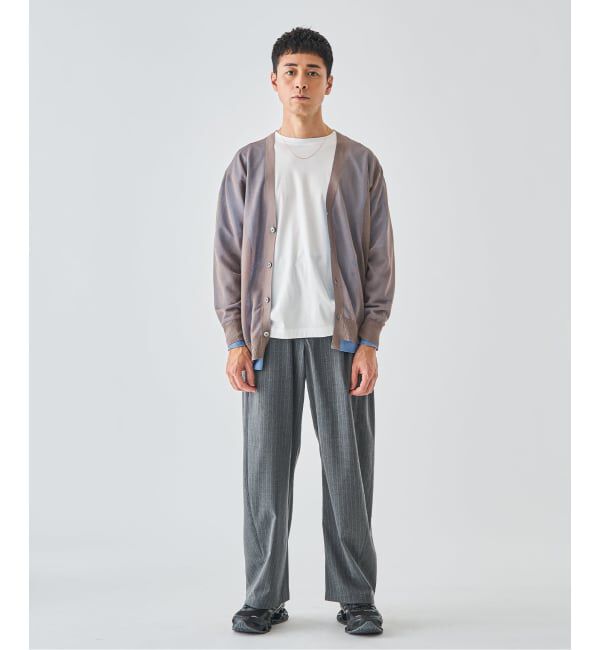 EDIFICE「2トーン レイヤード カーディガン」|カーディガン|