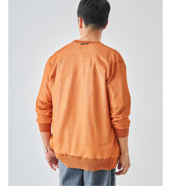 EDIFICE「2トーン レイヤード カーディガン」|カーディガン|