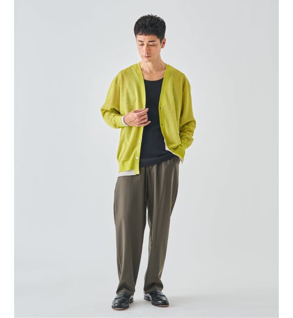 EDIFICE「2トーン レイヤード カーディガン」|カーディガン|