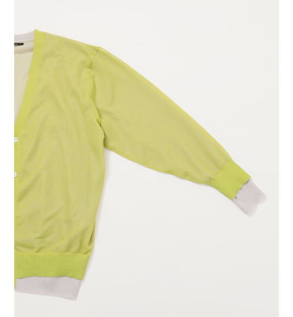 EDIFICE「2トーン レイヤード カーディガン」|カーディガン|