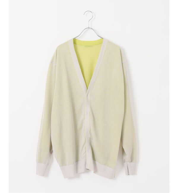 EDIFICE「2トーン レイヤード カーディガン」|カーディガン|