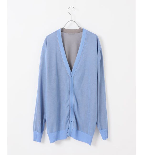 EDIFICE「2トーン レイヤード カーディガン」|カーディガン|