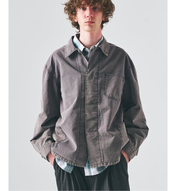 417 EDIFICE「サンフェード フレンチカバーオール」|その他|ブラック B