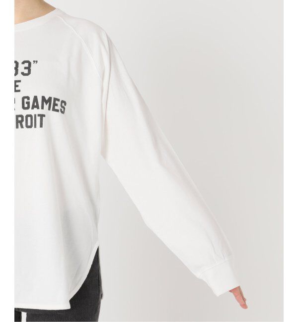 JOURNAL STANDARD relume「《追加》ラグランスリーブカレッジロングスリーブTEE」|Tシャツ・カットソー|