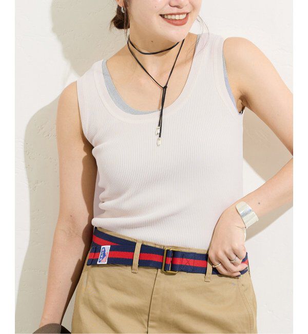 JOURNAL STANDARD「《追加2》Uネックニットタンク」|タンクトップ|