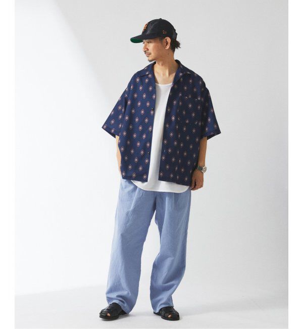 JOURNAL STANDARD relume「ホールパターン プリント オープンカラーシャツ」|シャツ・ブラウス|