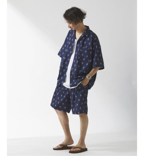 JOURNAL STANDARD relume「ホールパターン プリント オープンカラーシャツ」|シャツ・ブラウス|