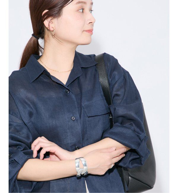 JOURNAL STANDARD「《追加2》リネンレギュラーロールアップシャツ」|シャツ・ブラウス|