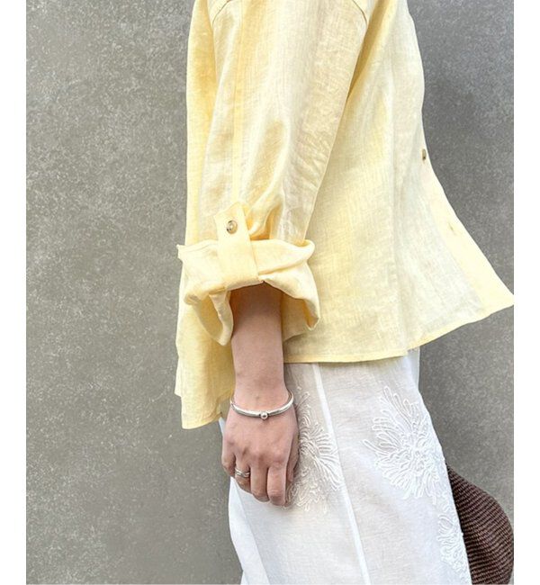 JOURNAL STANDARD「《追加2》リネンレギュラーロールアップシャツ」|シャツ・ブラウス|