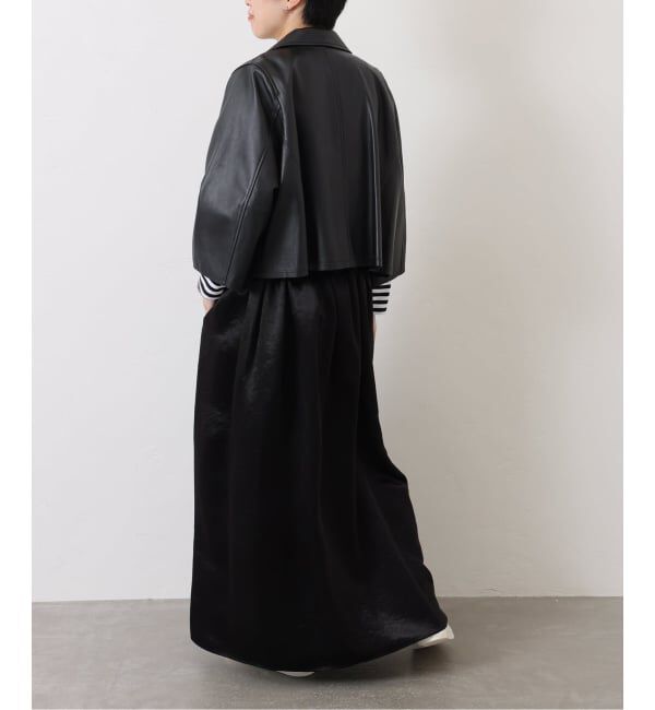 journal standard luxe「ヴィンテージサテン ギャザースカート」|スカート|