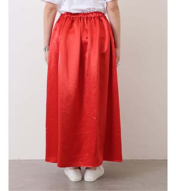 journal standard luxe「ヴィンテージサテン ギャザースカート」|スカート|