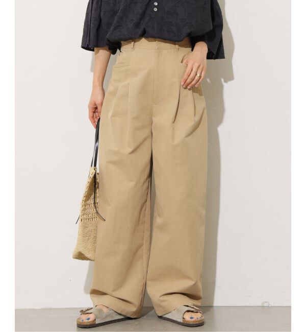 JOURNAL STANDARD relume「《追加3》2タックワイドパンツ」|チノ|