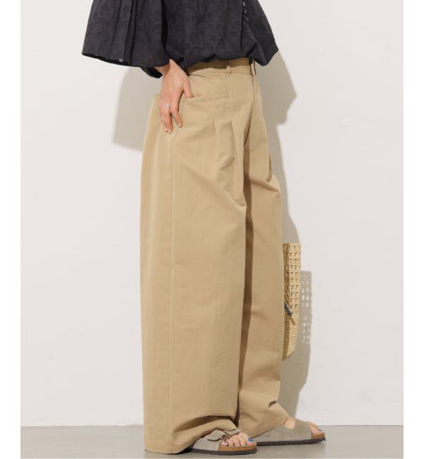 JOURNAL STANDARD relume「《追加3》2タックワイドパンツ」|チノ|