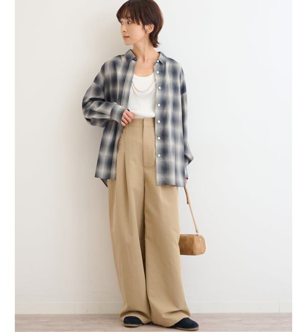 JOURNAL STANDARD relume「《追加3》2タックワイドパンツ」|チノ|