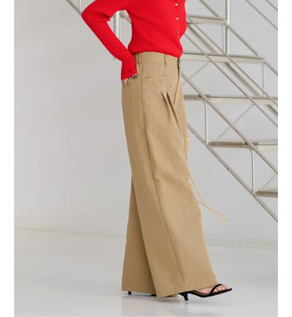 JOURNAL STANDARD relume「《追加3》2タックワイドパンツ」|チノ|